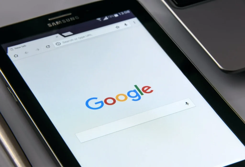 Google na mobilním zařízení